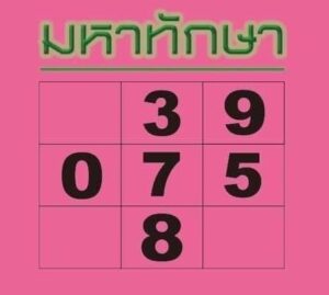 เลขหวยมหาทักษา 1/6/66