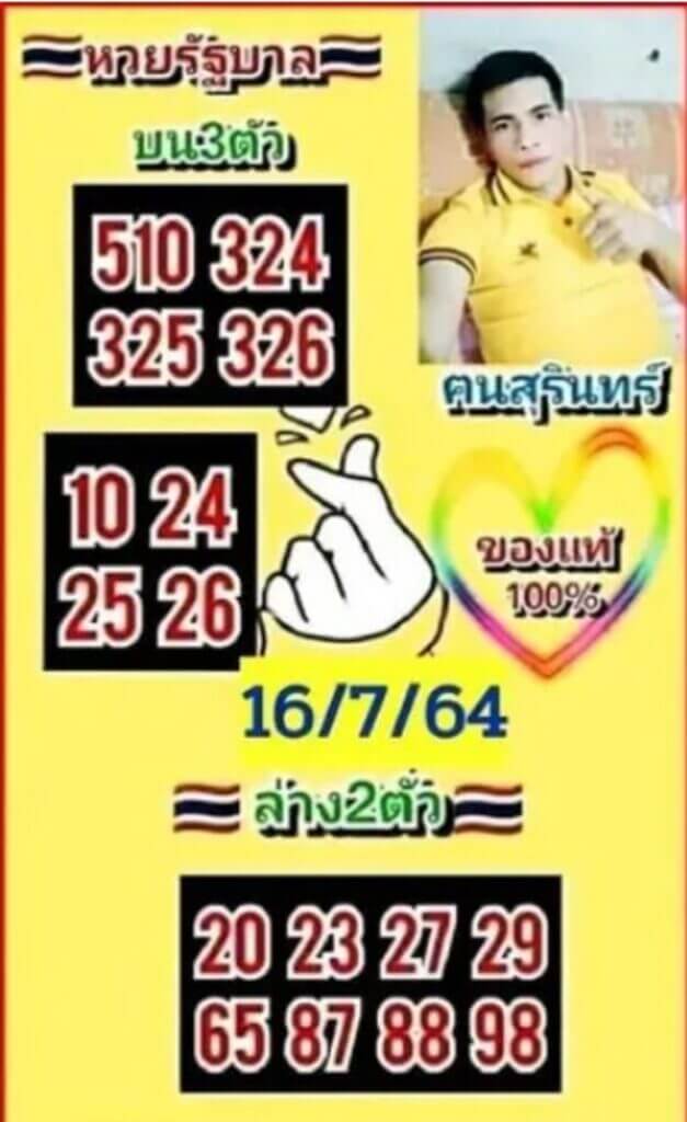 รวยแน่หวยคนสุรินทร์ 1-7-66