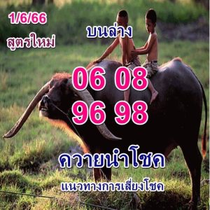 รวยแน่หวยควายนำโชค 1-7-66