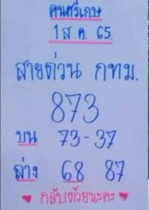 เลขดังเลขประมูล 16-6-66