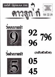 เลขเด็ดดาวลูกไก่ 16-6-66